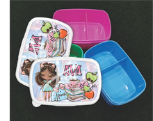 Load image into Gallery viewer, Girl's Plastic Food Storage Container