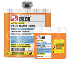 Load image into Gallery viewer, 8 oz. Steel Flask - Prescription Edition