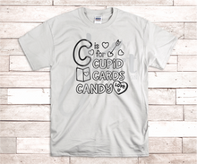 Load image into Gallery viewer, Youth "Color Me" Tee Shirt - Valentine Edition