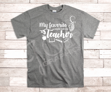 Load image into Gallery viewer, Favorite People Call Me Teacher Tee Shirt