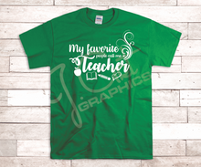 Load image into Gallery viewer, Favorite People Call Me Teacher Tee Shirt