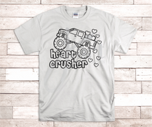 Load image into Gallery viewer, Youth "Color Me" Tee Shirt - Valentine Edition