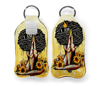 Load image into Gallery viewer, Hand Sanitizer Holder Keychain - Various Designs