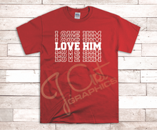 Load image into Gallery viewer, Valentine Tee Shirts - Love Him/Her