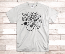 Load image into Gallery viewer, Youth "Color Me" Tee Shirt - Valentine Edition