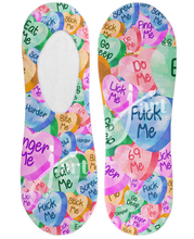 Load image into Gallery viewer, No-Show Socks - Valentine Designs