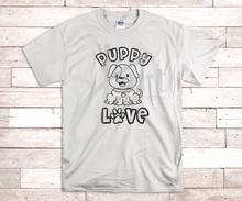 Load image into Gallery viewer, Youth "Color Me" Tee Shirt - Valentine Edition