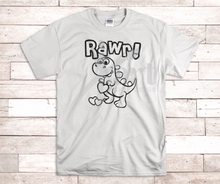 Load image into Gallery viewer, Youth "Color Me" Tee Shirt - Valentine Edition