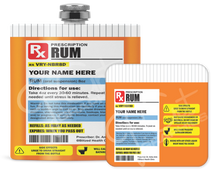 Load image into Gallery viewer, 8 oz. Steel Flask - Prescription Edition