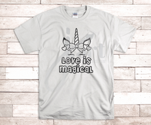 Load image into Gallery viewer, Youth "Color Me" Tee Shirt - Valentine Edition