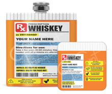 Load image into Gallery viewer, 8 oz. Steel Flask - Prescription Edition