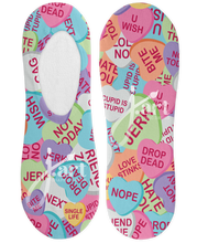 Load image into Gallery viewer, No-Show Socks - Valentine Designs