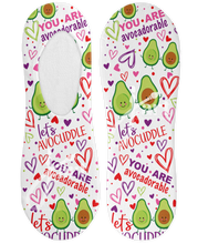 Load image into Gallery viewer, No-Show Socks - Valentine Designs
