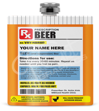 Load image into Gallery viewer, 8 oz. Steel Flask - Prescription Edition