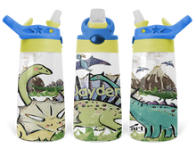 Load image into Gallery viewer, 12 oz. Kids Flip Top Water Bottle