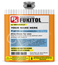 Load image into Gallery viewer, 8 oz. Steel Flask - Prescription Edition