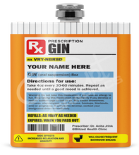 Load image into Gallery viewer, 8 oz. Steel Flask - Prescription Edition