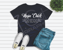 Load image into Gallery viewer, Main Chick Tee Shirt - Food Edition
