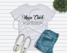 Load image into Gallery viewer, Main Chick Tee Shirt - Food Edition