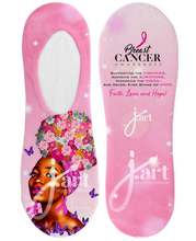 Load image into Gallery viewer, No-Show Socks - Breast Cancer Awareness