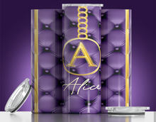 Load image into Gallery viewer, 20 oz. Steel Tumbler with Lid - Glamour Name