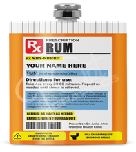 Load image into Gallery viewer, 8 oz. Steel Flask - Prescription Edition
