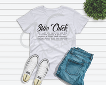 Load image into Gallery viewer, Side Chick Tee Shirt - Favorite Foods Edition