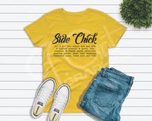Load image into Gallery viewer, Side Chick Tee Shirt - Favorite Foods Edition