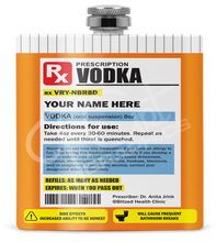 Load image into Gallery viewer, 8 oz. Steel Flask - Prescription Edition