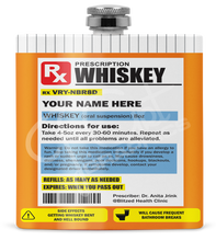 Load image into Gallery viewer, 8 oz. Steel Flask - Prescription Edition