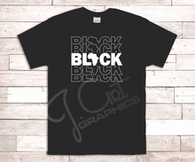 Load image into Gallery viewer, Black History Tee Shirts - Black
