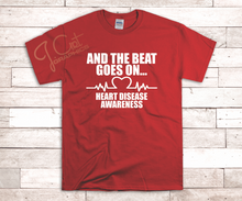 Load image into Gallery viewer, Heart Disease Awareness Tee Shirt
