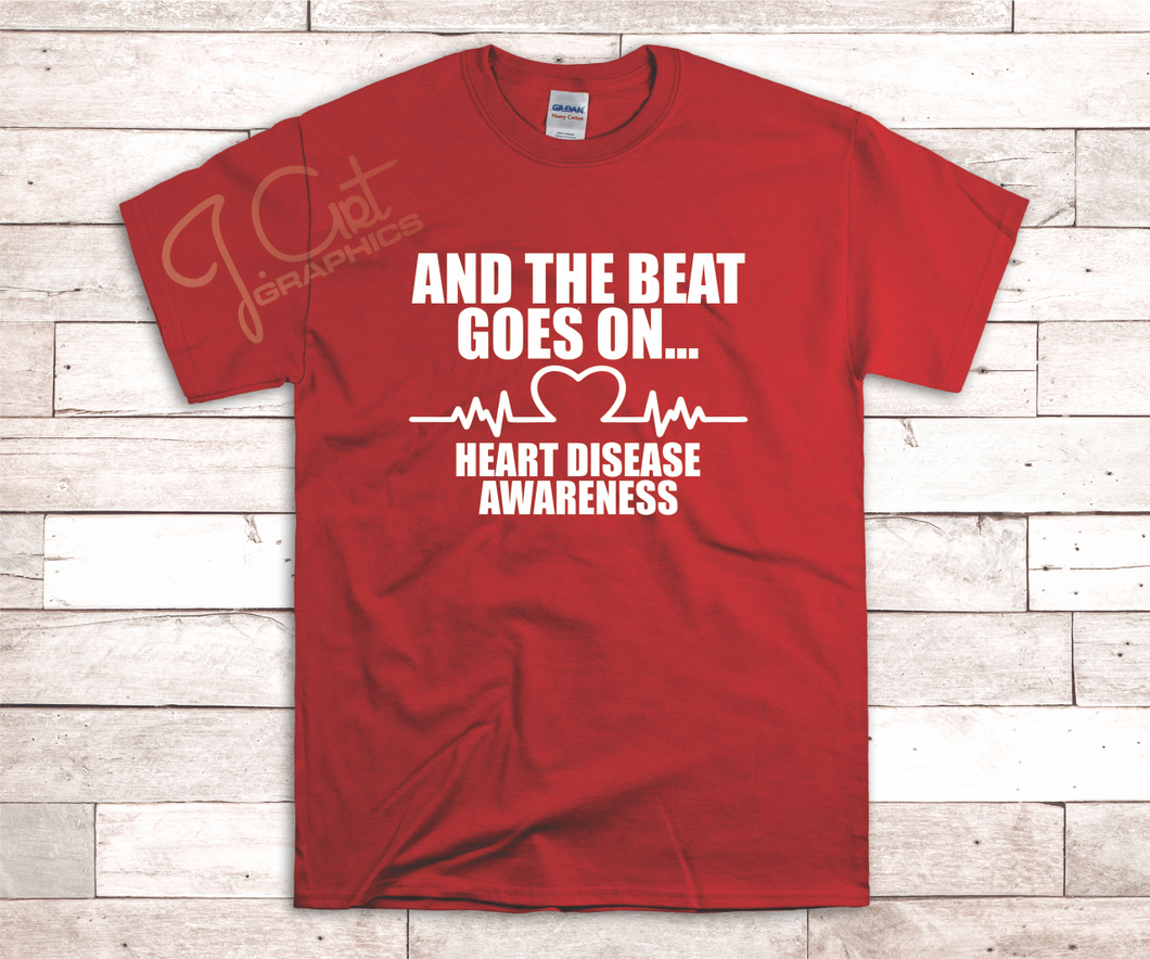 Heart Disease Awareness Tee Shirt