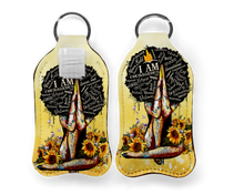 Load image into Gallery viewer, Hand Sanitizer Holder Keychain - Various Designs
