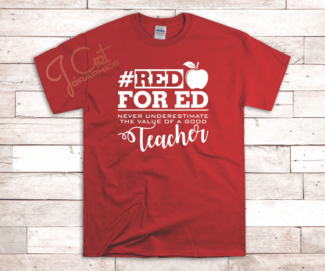 Red For Education Tee Shirt