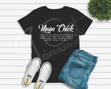 Load image into Gallery viewer, Main Chick Tee Shirt - Food Edition
