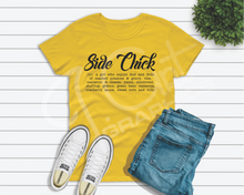 Load image into Gallery viewer, Side Chick Tee Shirt - Favorite Foods Edition
